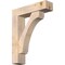 Ekena Millwork Legacy Block Smooth Bracket w/ Offset Brace, Douglas Fir, 7 1/2"W x 30"D x 38"H BKT0806X30X38LEC05SDF - alternate 1